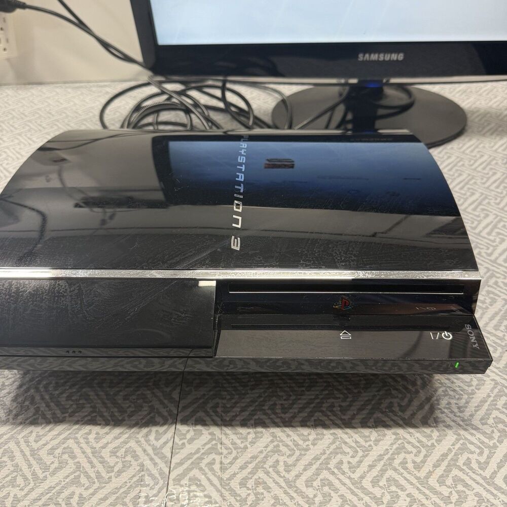 Sony PS3 Fat CECHA01 Backwards Compatible 60GB - Tested & Working - Read Desc